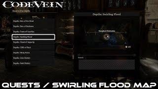 Code Vein - Quests / Swirling Flood Map