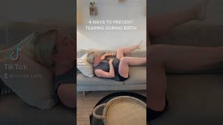 4 ways to prevent tearing during birth! #childbirtheducation