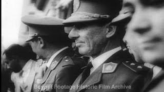 Historic Archival Stock Footage WWII - Revolution in Argentina