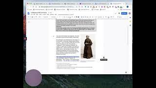 Underground Railroad Annotations in a Google Doc