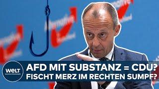 "Alternative für Deutschland – mit Substanz" - CDU-Chef Friedrich Merz entgleist mit AfD-Vergleich