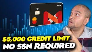 NO SSN REQUIRED $5,000 ZOLVE CREDIT CARD | ABSOLUTELY NO CREDIT CHECK