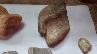 Native American Stone Tools And Artifacts ~ DE- BARKING TOOLS !