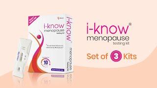 Quick & Simple Home-based Test | i-know Menopause Testing Kit | i-woman | Piramal