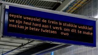 de trein is stukkie wukkie