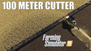Farming Simulator 19 | +100 METER HEADER !!! & 100.000 STRAW LOADING