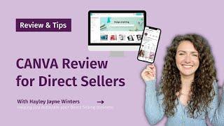 CANVA Review for Direct Sellers | Hayley Jayne Winters