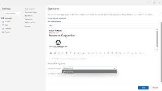 How to Add in an Email Signature to New Outlook 365