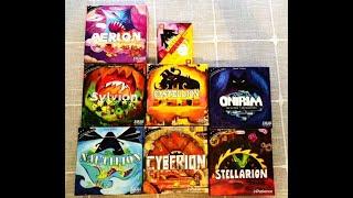 Ranking the Oniverse games incl Cyberion. Designed by Shadi Torbey, published by Zman and InPatience