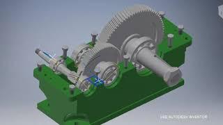 Gear box simulation - Autodesk Inventor 2017