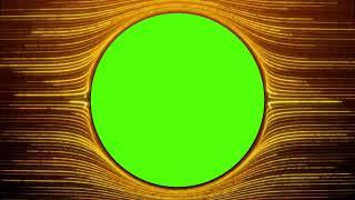 Gold Lighting Green Screen Effect - Green Screen Animation Effect