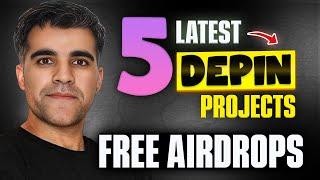 Mine FREE Crypto Airdrops from these Latest 5 DePIN Projects