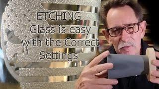 Etching or Engraving Glass with the XTool 10 watt laser , The Settings