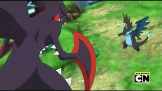 Pokemon XYZ Battle: Mega Charizard vs Mega Garchomp
