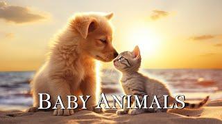 Baby Animals - Lovely Wild Cute Animals With Relaxing Music (Colorfully Dynamic)