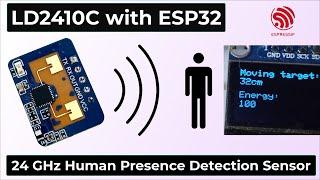 LD2410 mmWave Human Presence Detection Sensor with ESP32 | Stationary & Moving Human Detection