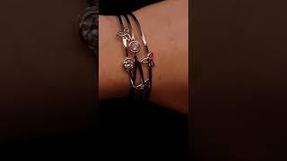 Trinity Knot CZ Bangle