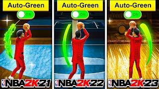 I Used AUTO GREEN at EVERY 1v1 COURT..(NBA 2K)