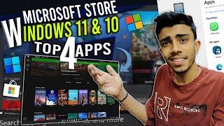 TOP 4 Microsoft store Apps For Windows 11 User Amazing!  Windows 11 Best Apps that Blow Your Mind 