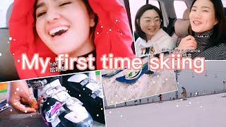 Skiing in China Zhengzhou (My first time) 去滑雪 | 4K | Mahzaib vlogs(4) | 中英字幕