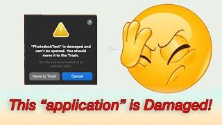 Photoshop droplet "This Application is Damaged"?  Easy Fix!