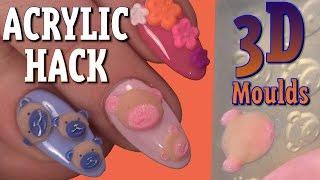3D Acrylic Hack - Silicone Molds from Naio Nails