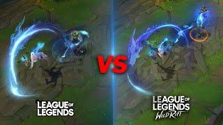 Lee Sin Dragon Storm : PC vs Mobile | League of Legends vs Wildrift