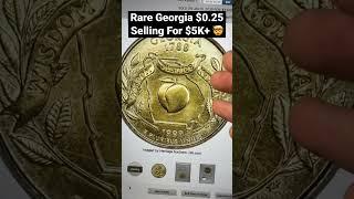 RARE $5,000+ GEORGIA QUARTER - CRAZY ERROR COIN