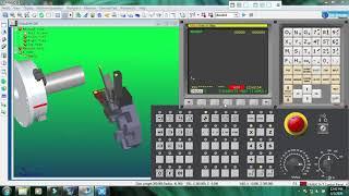 Simulation of CNC Turn.