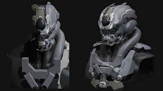 G H O S T -  Master Complex Hard Surface Modeling with Maya Tutorial : Part-1