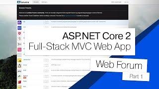 ASP.NET Core 2 MVC Forum (Part 1)