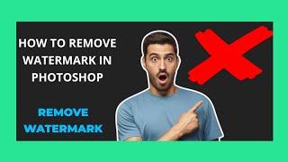  How To Remove Watermark In Photoshop | Watermark Remove | content aware | #watermark #photoshop