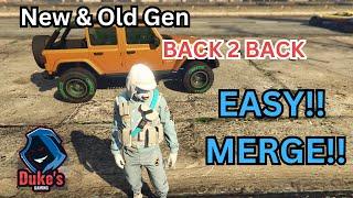 *Super Easy* Car 2 Car Merge!! GTA5 Online F1/Bennys Glitch