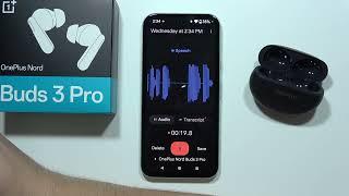 OnePlus Nord Buds 3 Pro: Microphone Test