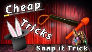 Cheap Tricks - Magic - Snap it Puzzle  - How to Budget illusions revealed