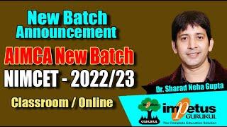 New batch announcement for NIMCET 2022 & 2023 | Class Room | Live Class | Impetus Gurukul