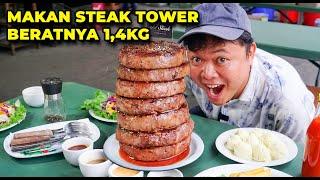 STEAK TOWER TERTINGGI DI SEMARANG! JUALAN 5 JAM OMSETNYA 10 JUTA!