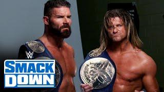 Ziggler and Roode take photos with the Tag Team Championships: SmackDown Exclusive, Jan. 8, 2021