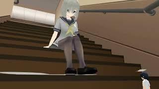 廊下【MMD giantess】【巨大娘】