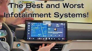 The BEST and WORST Infotainment Systems in Vehicles Today!