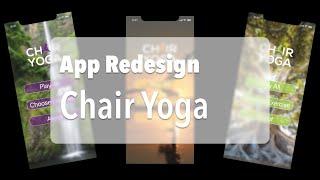 App Redesign: Chair Yoga App