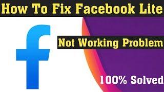 Fix Facebook lite not opening Problem in Android Mobile