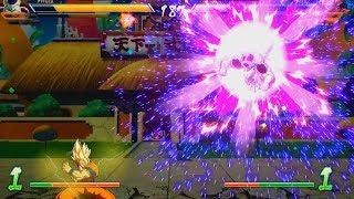 Goku Deflects Frieza's Super Special Nova Strike Attack in Dragon Ball FighterZ