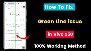 how to fix green line on vivo x50 | how to fix the green line on android vivo x50 pro