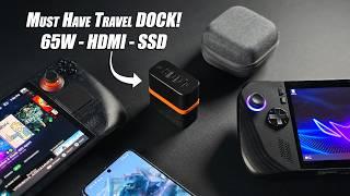 A Compact 65W HDMI Dock With An SSD! Steam Deck, ROG Ally, Switch, Android