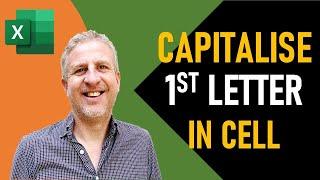 Excel  - capital first letter | First letter capital formula | Change first letter to uppercase.