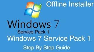 How to install service pack 1,2 and 3 in windows 7