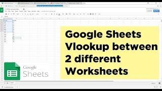 How to do Vlookup between 2 Spreadsheets in Google Sheets | Google Sheet Tutorial