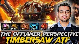 Crazy Play Ammar "ATF" Timbersaw Offlane Dota 2 Pro Full Gameplay Team Falcons VS Team Spirit Dota 2