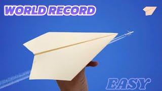 HOW TO FOLD AND FLY A PAPER AIRPLANE TO SET A WORLD RECORD